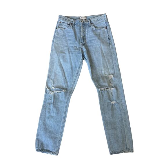 AGOLDE Jamie High Rise Classic Jean Shakedown Wash Distressed - Picture 2 of 10